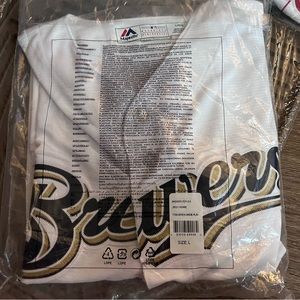 2022 Fanatics MLB replica jersey of the Milwaukee Brewers